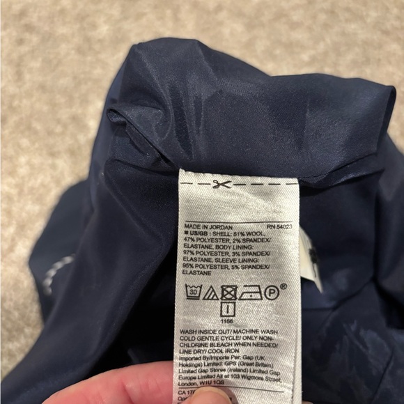 Banana Republic Navy Blue Blazer 0P - Picture 7 of 8